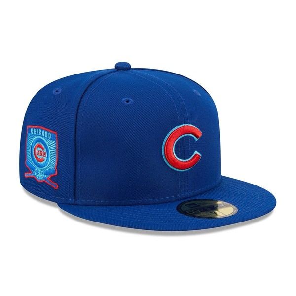 ニューエラ メンズ アクセサリー 帽子 Mens New Era Royal Chicago Cubs 2023 MLB Fathers Day OnField 59FIFTY Fitted Hat 12,195円