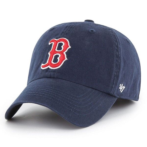 フォーティーセブン メンズ アクセサリー 帽子 ロゴ Mens 47 Navy Boston Red Sox Franchise Logo Fitted Hat Navy ネイビー