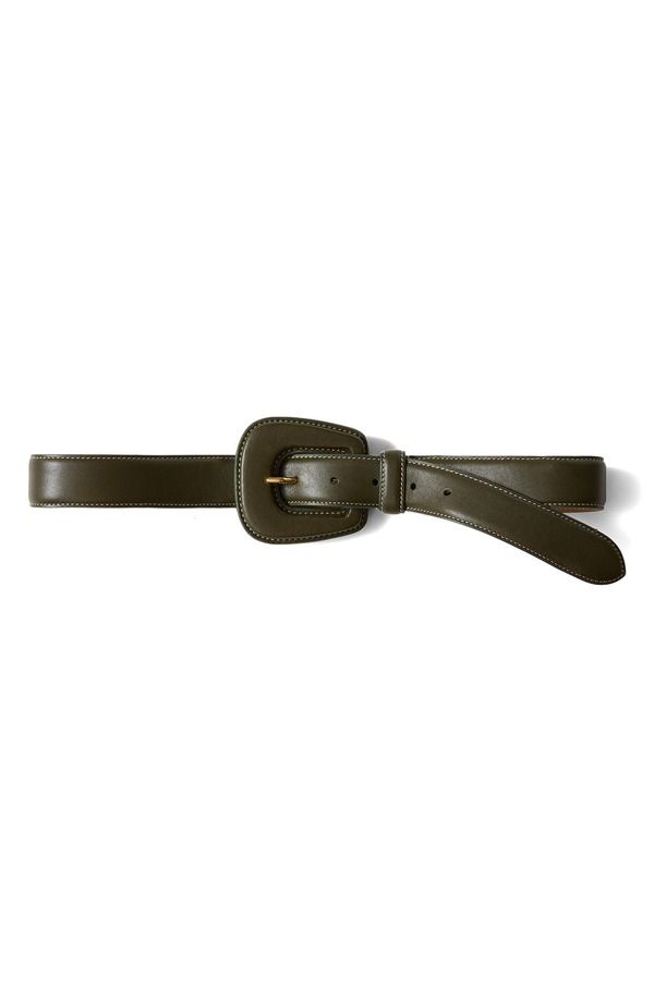 ヴェロニカ ベアード レディース アクセサリー ベルト レザー Veronica Beard Elsy Leather Belt Cypress