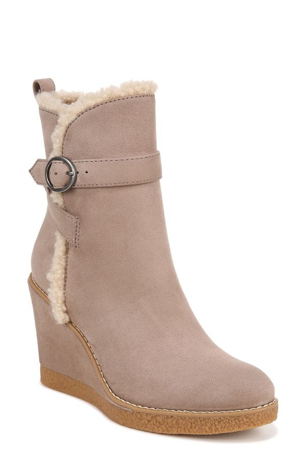 ゾディアック レディース シューズ ブーツ・レインブーツ Zodiac Ina Wedge Bootie Taupe トープ