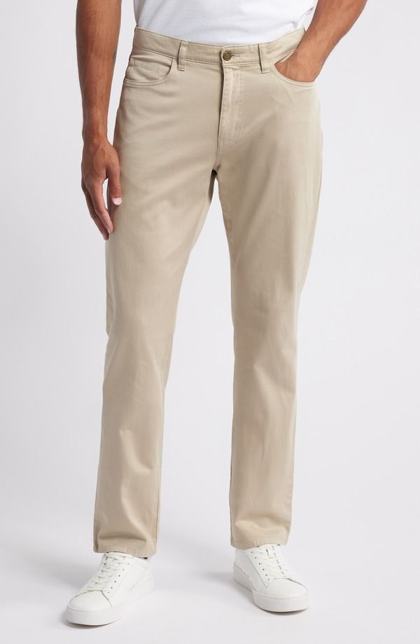 ジョンストンアンドマーフィー メンズ ボトムス カジュアルパンツ コットン Johnston Murphy FivePocket Pima Cotton Blend Pants Khaki カーキ