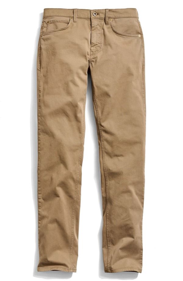 ビリーレイド メンズ ボトムス カジュアルパンツ コットン Billy Reid Cochran Stretch Cotton Five Pocket Pants Moss Green グリーン