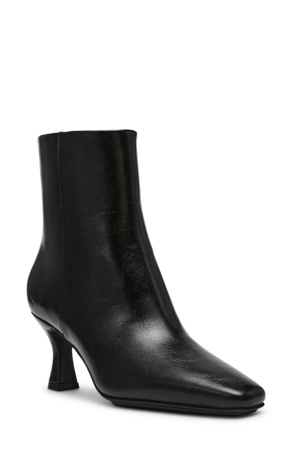 アンクライン レディース シューズ ブーツ・レインブーツ Anne Klein Pablo Bootie Black Smooth ブラック