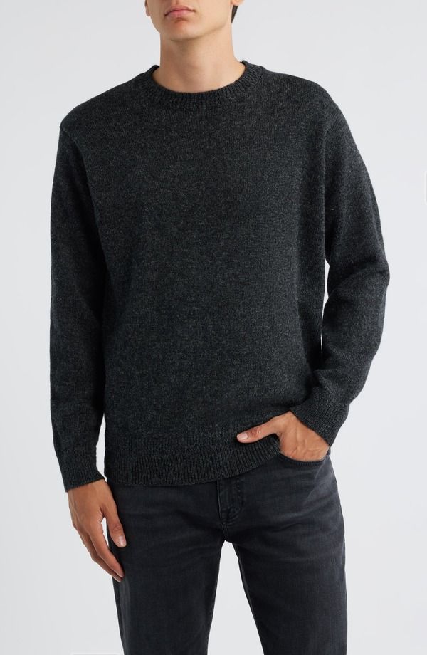 ペンドルトン メンズ アウター ニット・セーター クルーネック ウール Pendleton Wool Crewneck Sweater Black Heather ブラック