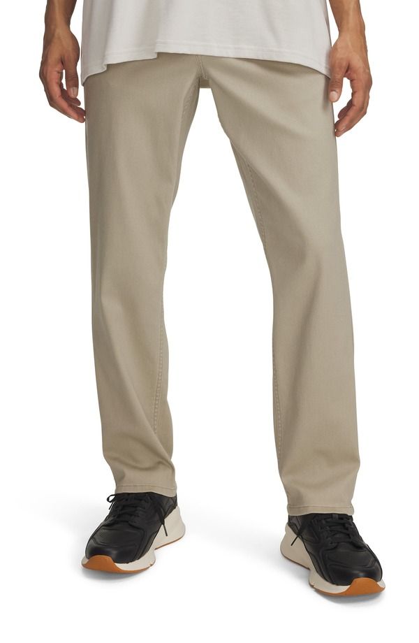 アンダーアーマー メンズ ボトムス カジュアルパンツ テーパードフィット Under Armour Icon Tapered Fit 5Pocket Pants City Khaki カーキ