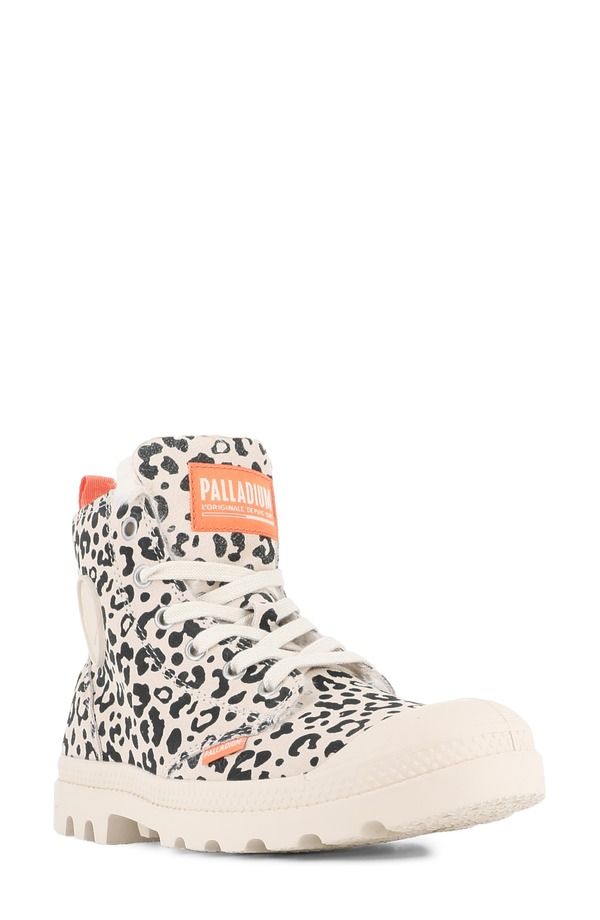 パラディウム レディース シューズ ブーツ・レインブーツ Palladium Pampa Hi Zip Faux Fur Boot Wave Gray Brown グレー