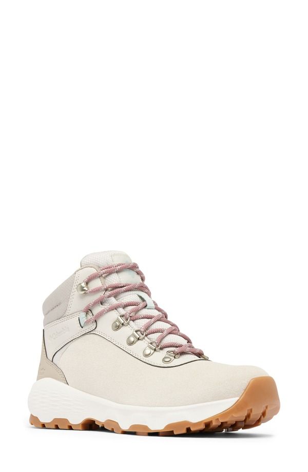 コロンビア レディース シューズ ブーツ・レインブーツ Columbia Newton Wander Waterproof Hiking Boot Cloud Grey Cool Green グレー