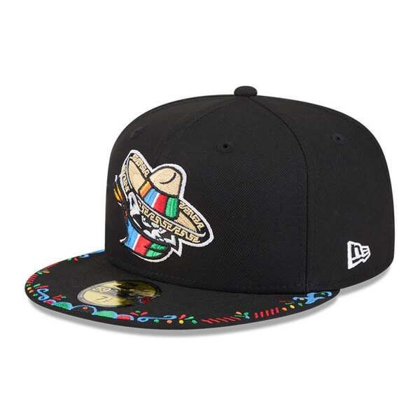ニューエラ メンズ アクセサリー 帽子 Mens New Era Black Quad Cities River Bandits 2026 Copa De La Diversion 59FIFTY F
