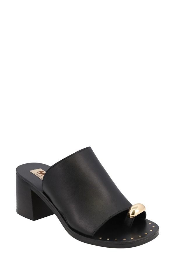 ミアリミテッドエディション レディース シューズ サンダル MIA Limiteditionikita Slide Sandal Black Leat ブラック