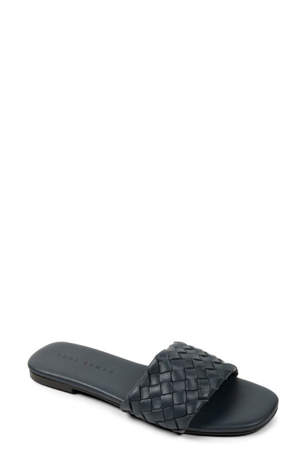 ヨシサムラ レディース シューズ サンダル Yosi Samra Nathalie Slide Sandal Navy ネイビー