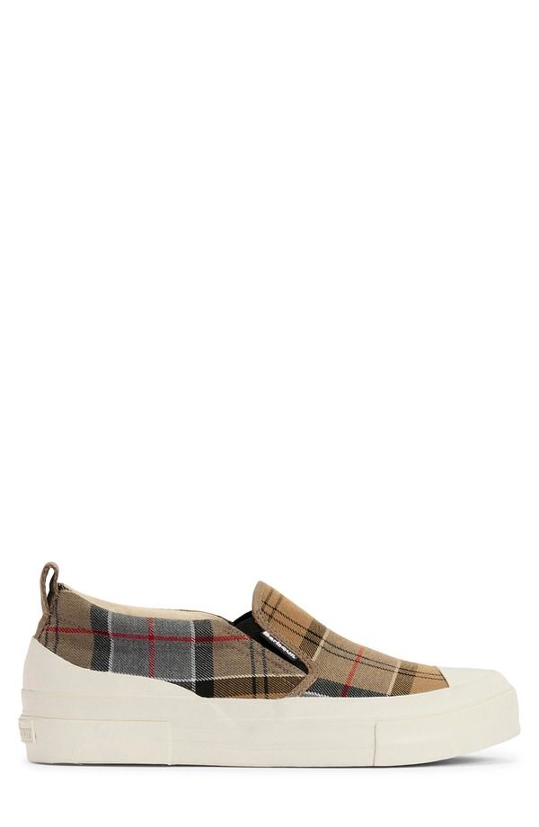 バブアー メンズ シューズ スニーカー Barbour Cowan CanvaslipOn Sneaker Dress Tartan