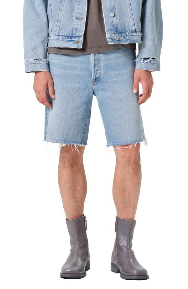 アゴルド メンズ ボトムス デニムパンツ ショートパンツ AGOLDE Anson Raw Hem Denim Shorts Force デニム