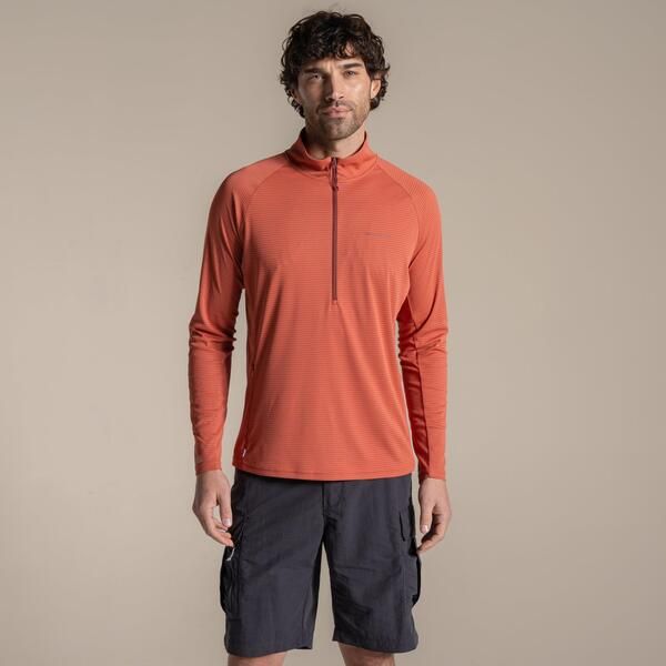 クラッグホッパーズ メンズ アウター パーカー・スウェット ハーフジップ Craghoppers NosiLife Solar Shield QuickDrying Half Zip Top Dark