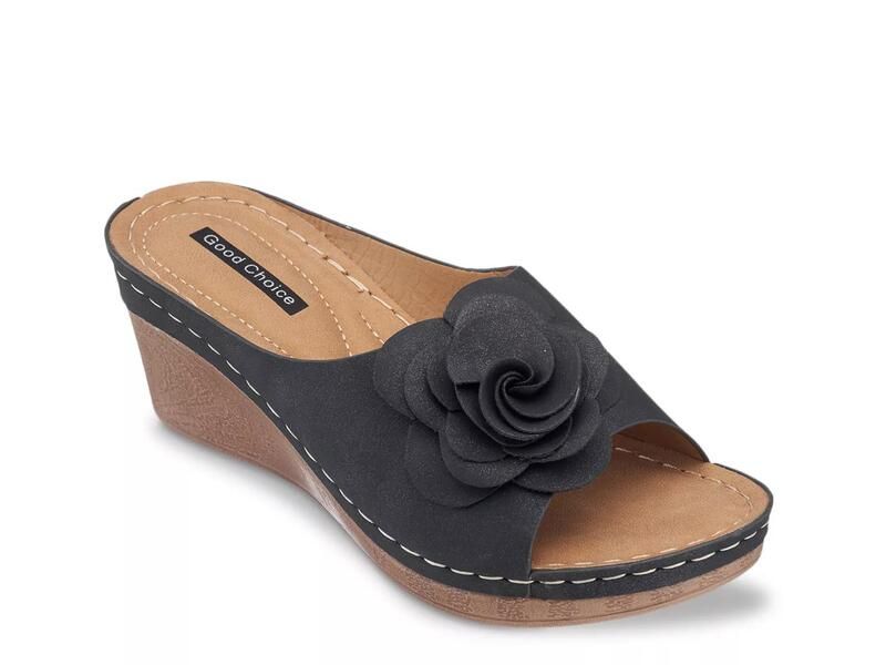 グッドチョイス レディース シューズ サンダル Good ChoiceTokyo Wedge Sandal Black ブラック