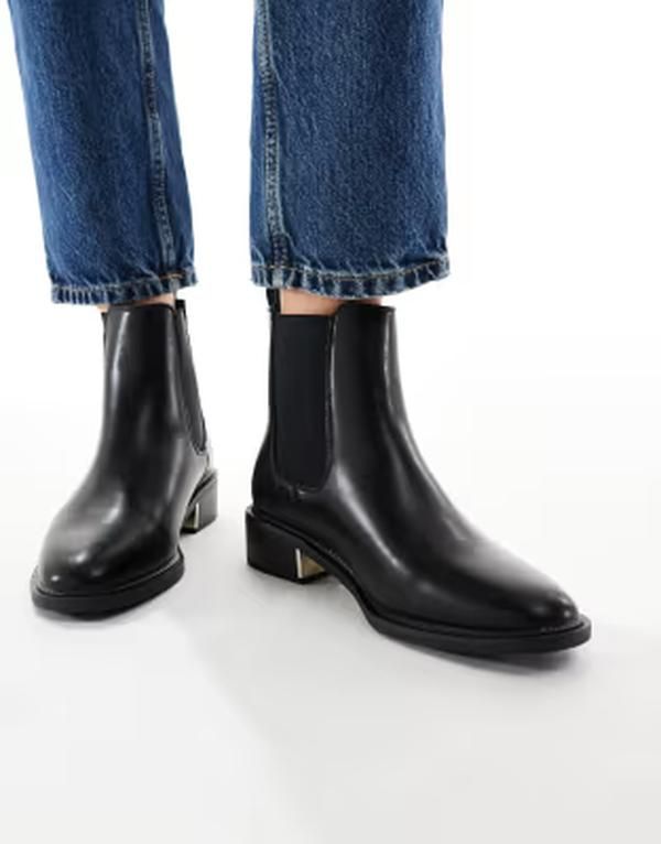 セクウェル レディース シューズ ブーツ・レインブーツ チェルシーブーツ チェルシー SEQWLatte refined Chelsea boots Black ブラック