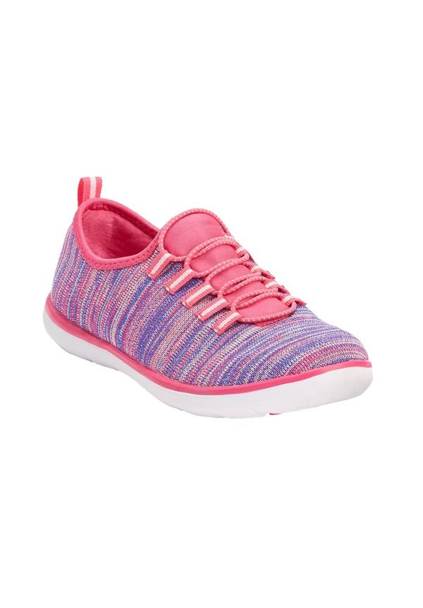 コンフォートビュー レディース シューズ スニーカー ニット Comfortview The Cv Sport Ariya Textu red Knit Slip On Sneaker Pink Pu