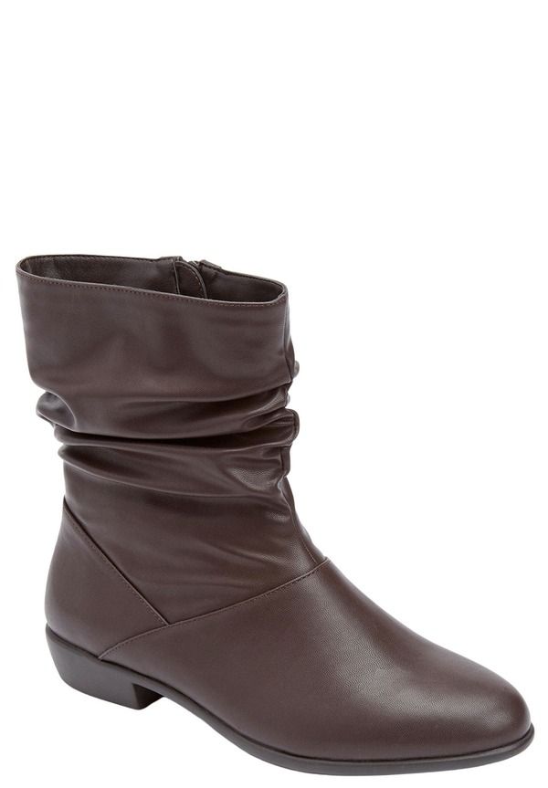 コンフォートビュー レディース シューズ ブーツ・レインブーツ Comfortview Madison Bootie Brown ブラウン