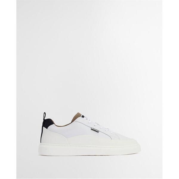 バブアー メンズ シューズ スニーカー Barbour Menstannington Trainers WH11 WhiteNavy ホワイト