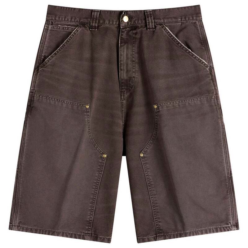 カーハート メンズ ボトムス ハーフパンツ・ショーツ Carhartt WIP OG Double Knee Shortobacco Destroyed Canvas