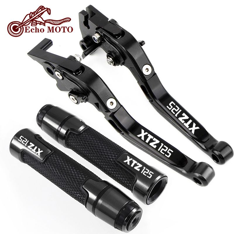 YUJIE.M ヤマハ XTZ125 XTZ 125 2014〜2015対応 CNC調整式ブレーキクラッチレバー ハンドルバーグリップ 22mm 10,572円