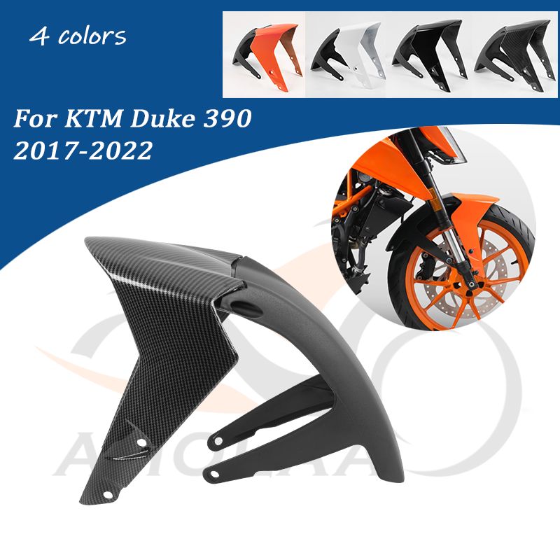 AHOLAA KTM Duke390対応 フロントフェンダーマッドガード ハガースプラッシュガードカバー 2017〜2022
