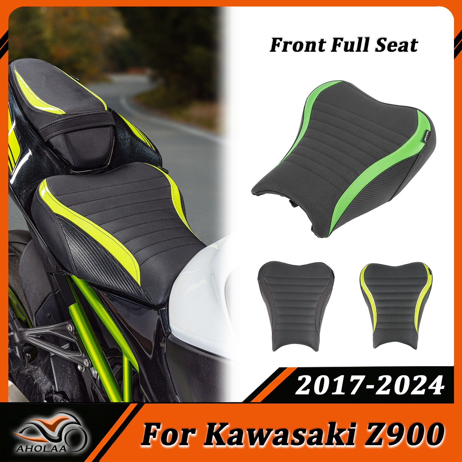 AHOLAA カワサキ Z900 2017〜2024対応 フルシートクッションサドルパッド