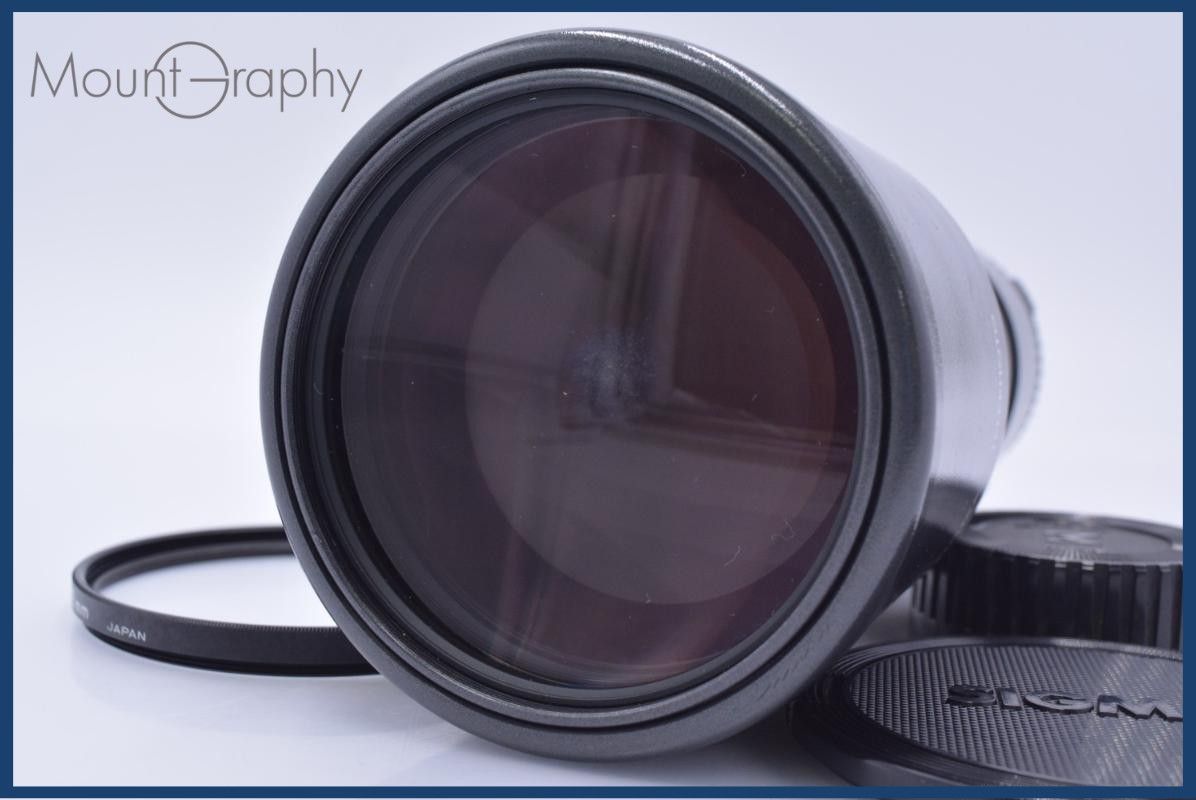 【動作保証】 シグマ SIGMA TELEPHOTO 400mm F5.6 MULTI-COATED 前後キャップ&レンズフィルター付 キヤノンFD用(MF) 同梱無料 #my758 8,270円