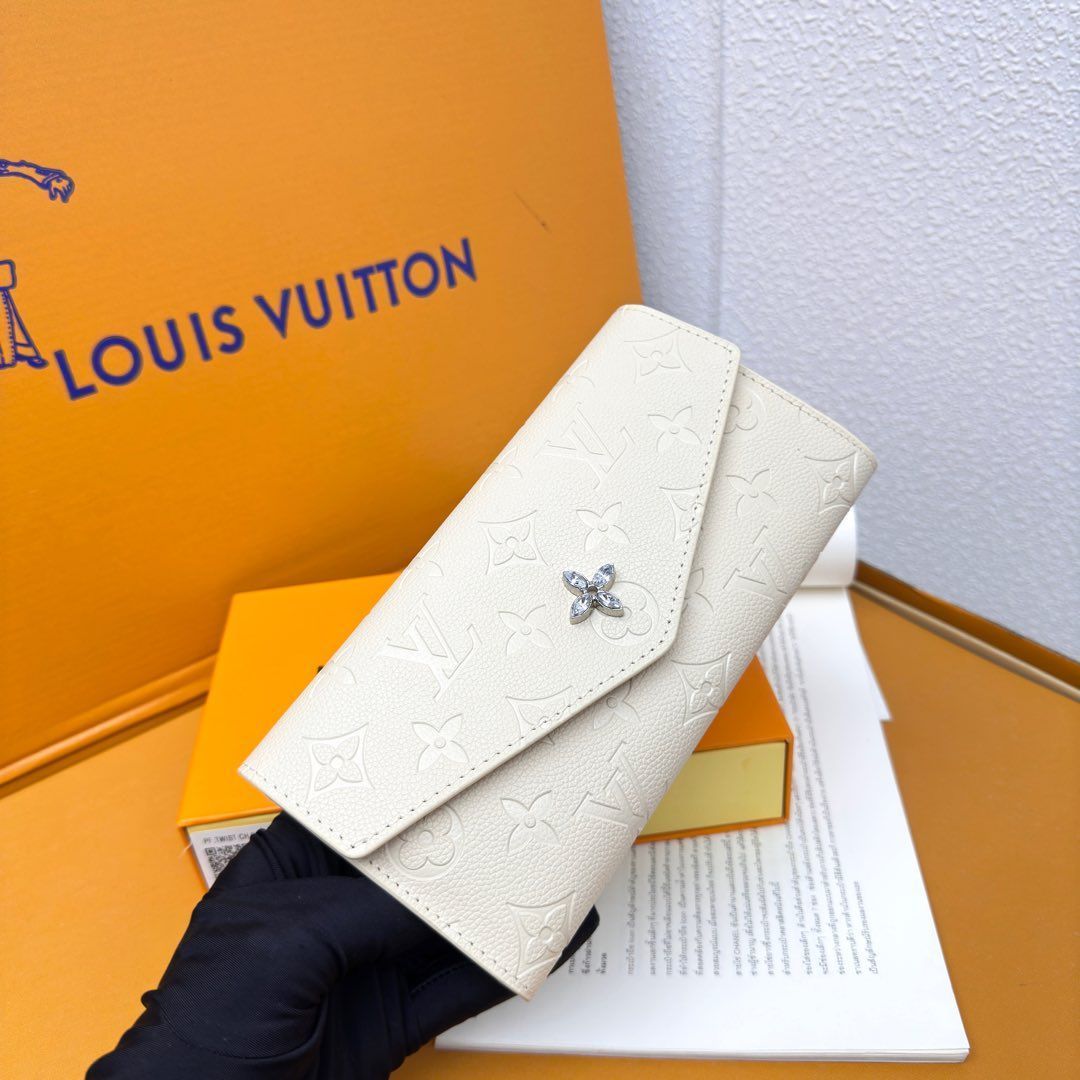 【本日限定特価】ルイヴィトン LV ポルトフィーユ リサ モノグラムエンプレイントレザー コンパクトウォレット [本日特価|新品未使用品]