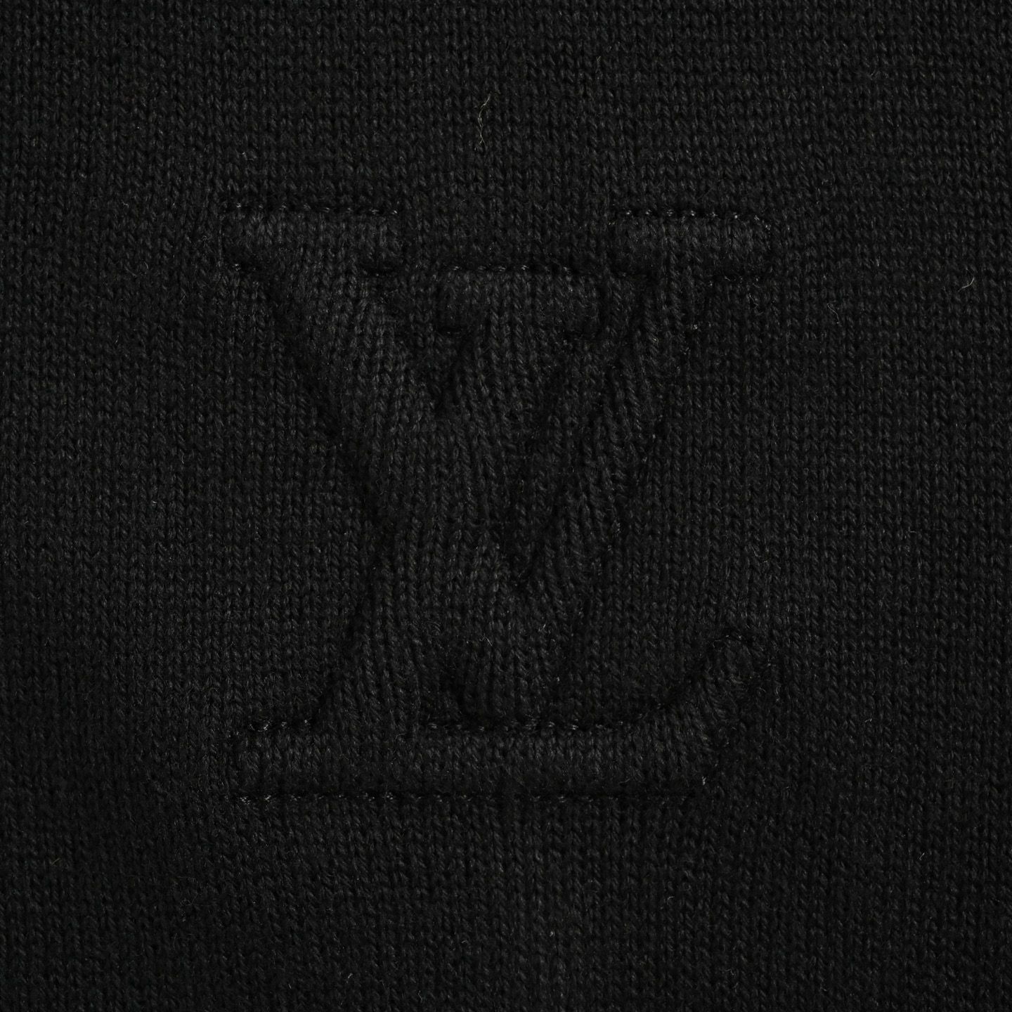 【今日特価】Louis Vuitton アルファベットリリーフジャガードポロシャツ