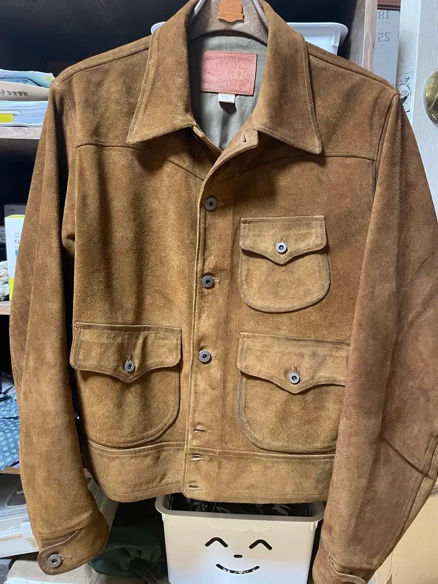 新品) RRL(ダブルアールエル) ラフアウト スウェード ジャケット M