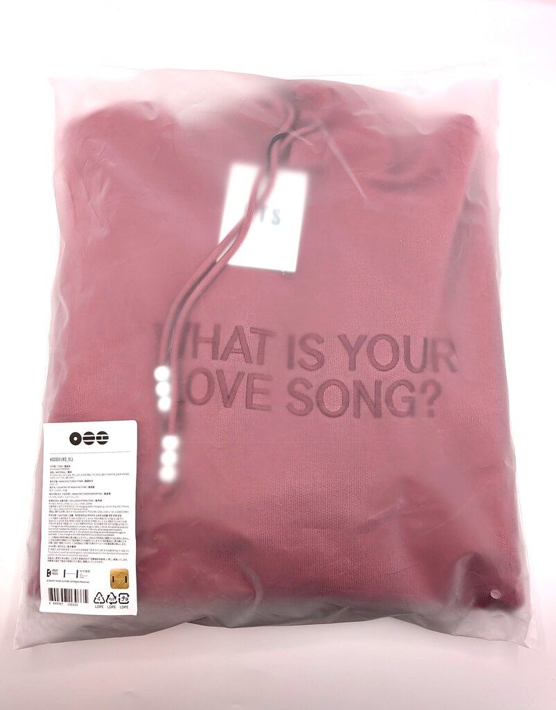 BTS ARIRANG POP-UP HOODIE*RED XL