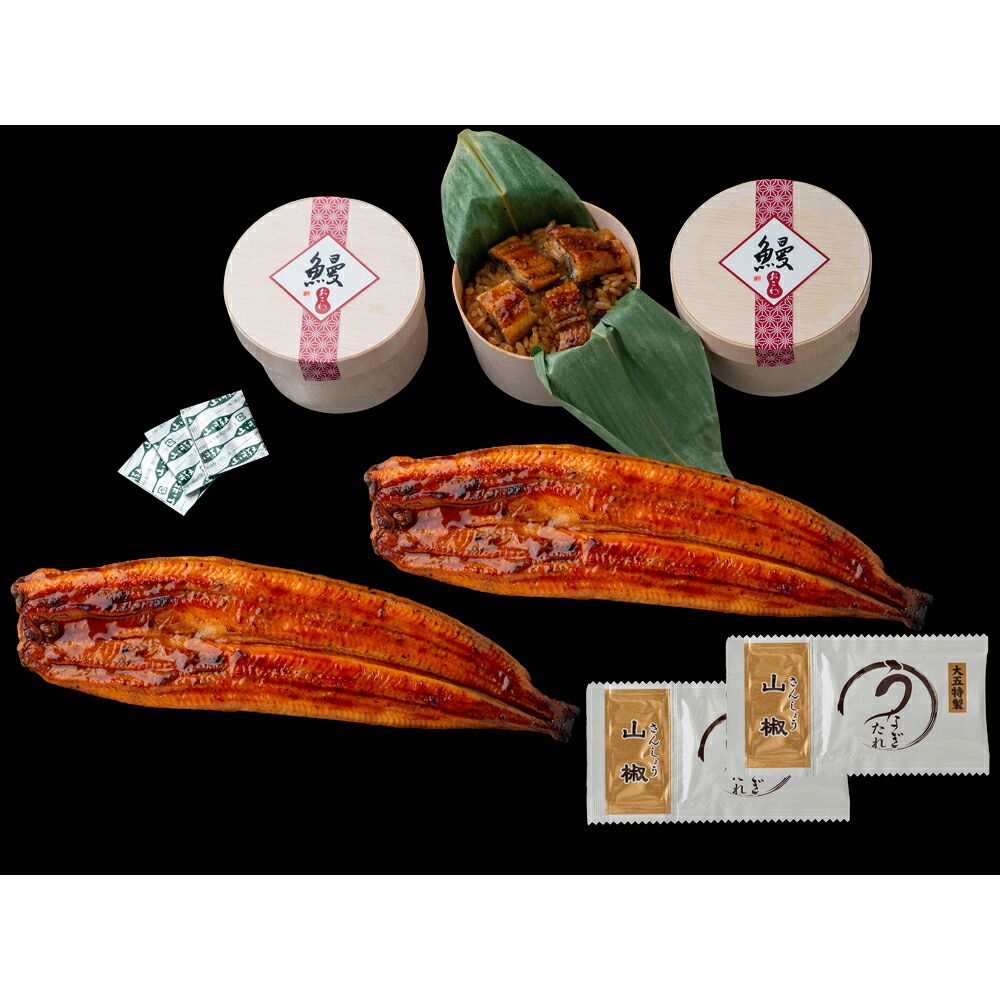 ふっくら肉厚 職人が丁寧に焼き上げた うなぎ問屋の蒲焼き（長焼）・おこわ詰合せ