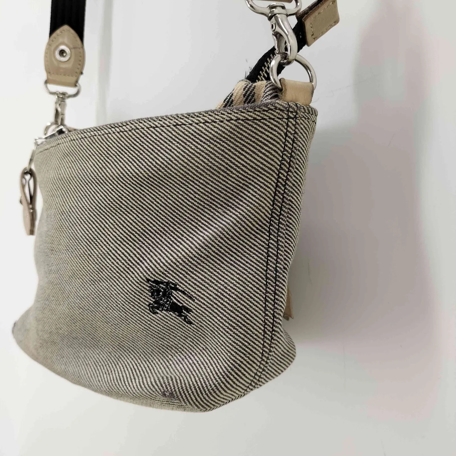 バーバリーブルーレーベル BURBERRY BLUE LABEL ホースロゴ刺繍