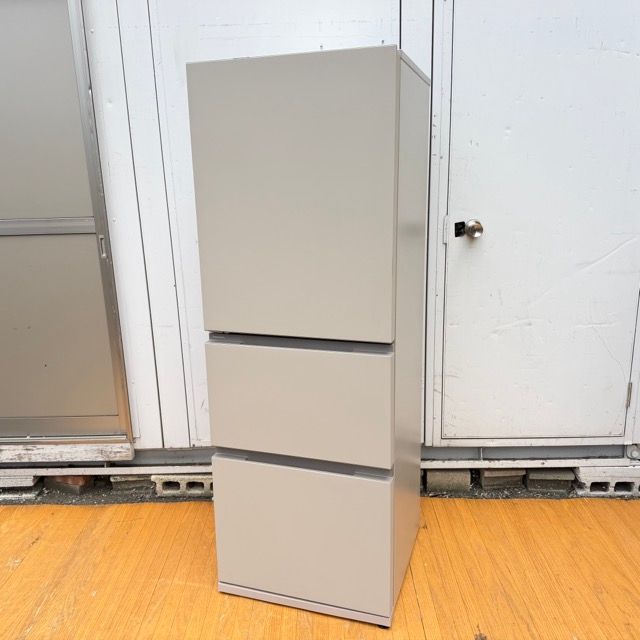 送料無料 ノンフロン冷凍冷蔵庫【中古】動作保証 Panasonic NR-C33ES2L-C 326L 2026年製 右開き シルバー系 自動製氷 D 077072/24097