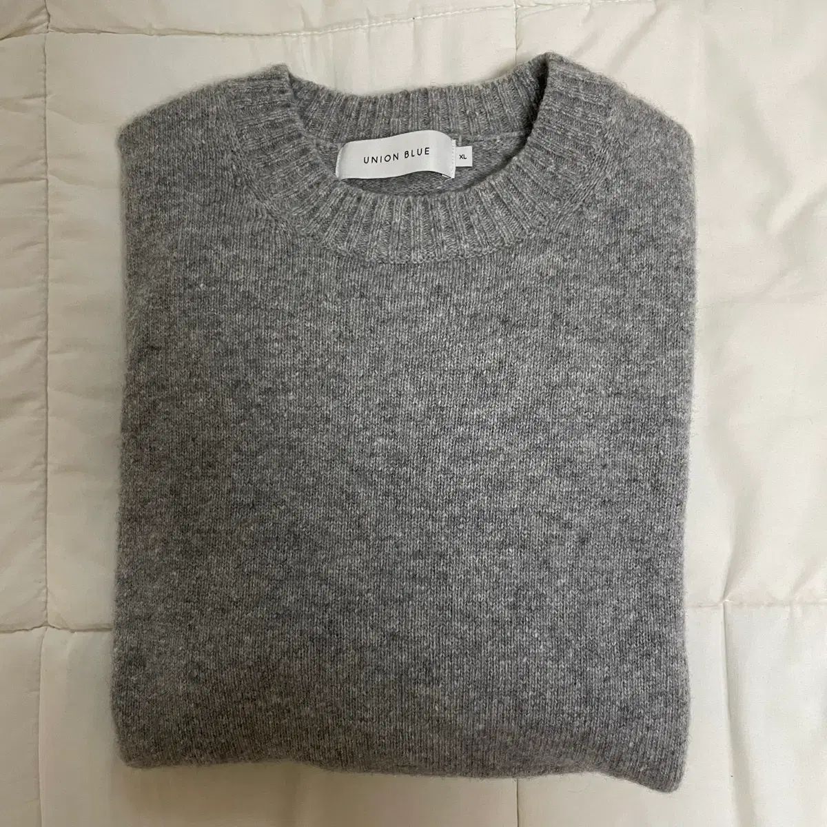 YUNION BLUE v1 カシミア クルーネック ニット xl 6,804円