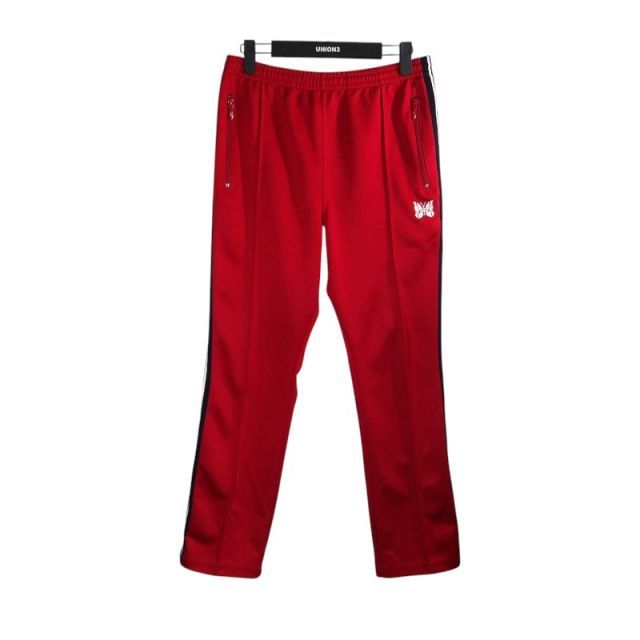 NEEDLES NARROW TRACK PANT POLY SMOOTH RED サイズM EJ199 ニードルス ナロー トラック パンツ ポリ スムース ボトムス 大名店 13,024円