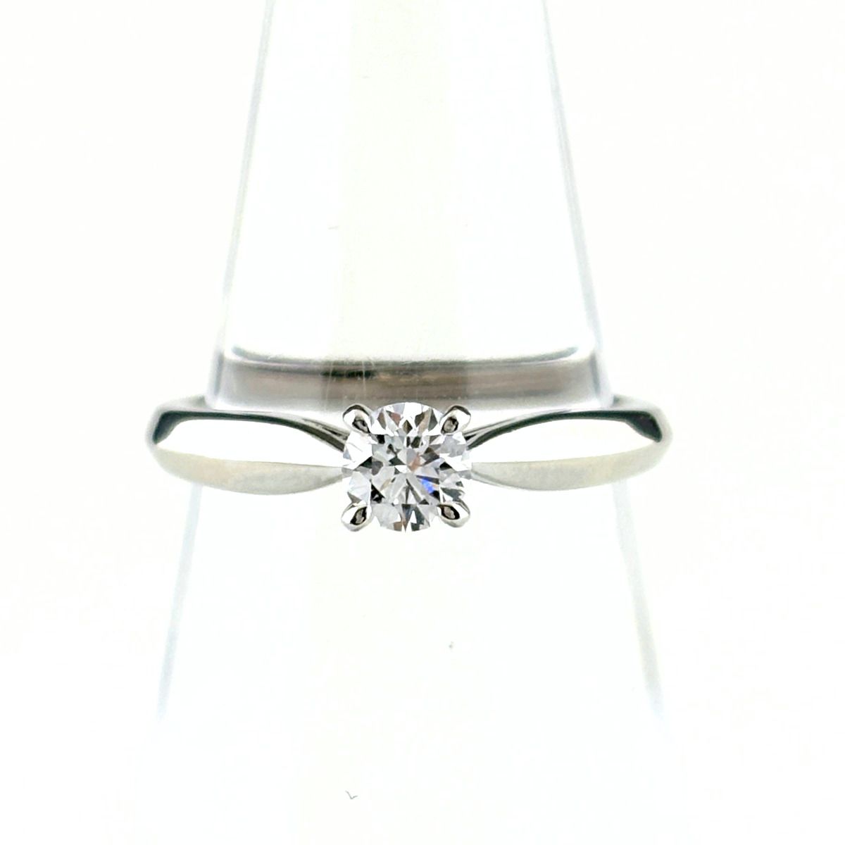 ミキモト MIKIMOTO ダイヤモンド リング プラチナ 指輪 リング 5号 Pt950 ダイヤモンド レディース 【中古】