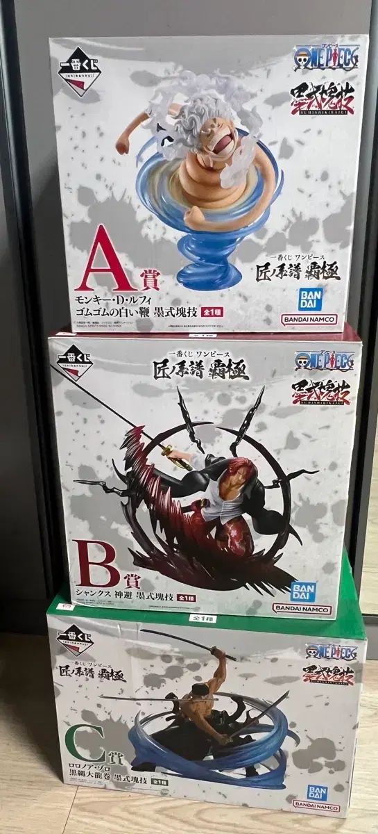 ONE PIECE 一番くじ フィギュア A B C セット まとめ売り