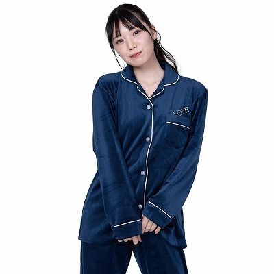 【大人のペアパジャマ】ふんわり温か 上質パジャマ レディース KA0286NB 肌触り抜群 男女ペア対応 おしゃれ ルームウェア 部屋着 冬 あったか カップル プレゼント 上下セット 40代