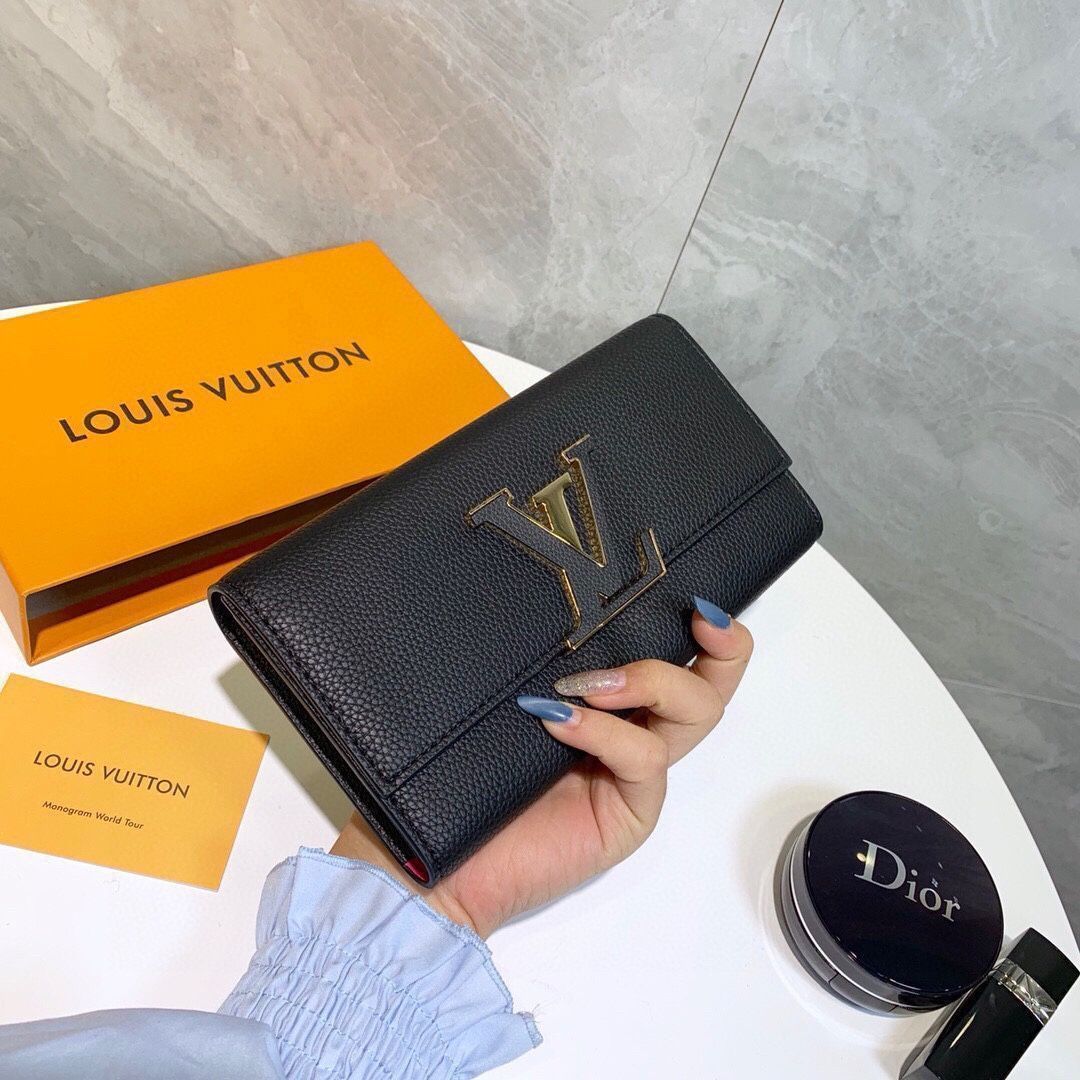 Louis Vuitton財布/革財布、両用バッグ財布、レイシ紋頭層牛革[本日特価|新品未使用品]