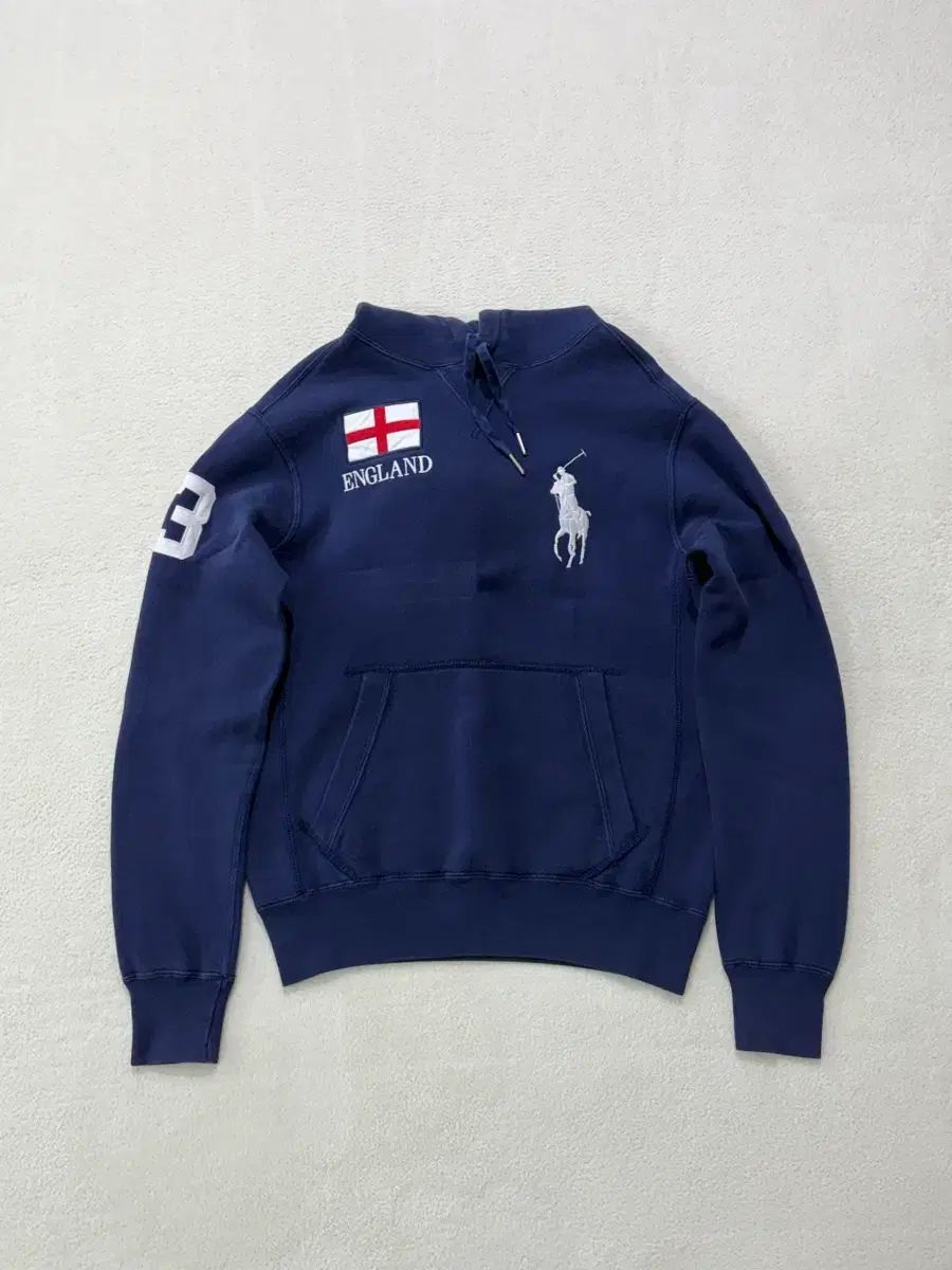 ポロ ビックポニー チーフキーフ イングランド フード Tシャツ ネイビー