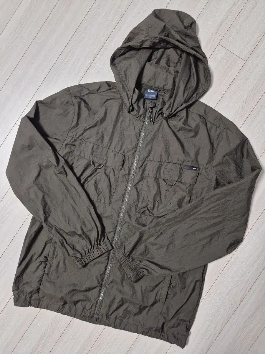 新品級) NEPA メンズ 防風 軽量ナイロン ウィンドブレーカー ジャケット サイズ105 XL