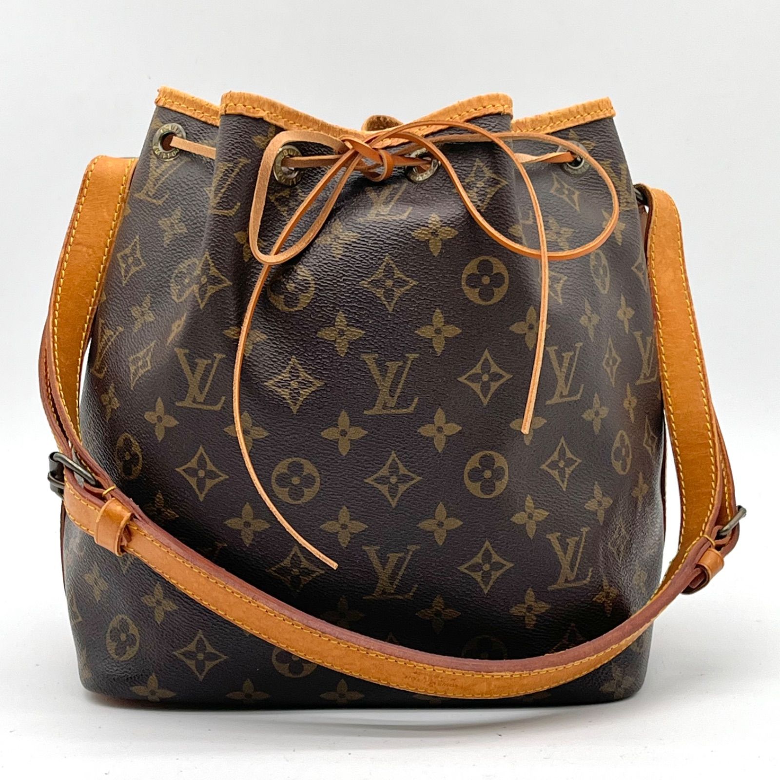 LOUIS VUITTON ルイヴィトン モノグラム プチノエ 巾着 ショルダー 