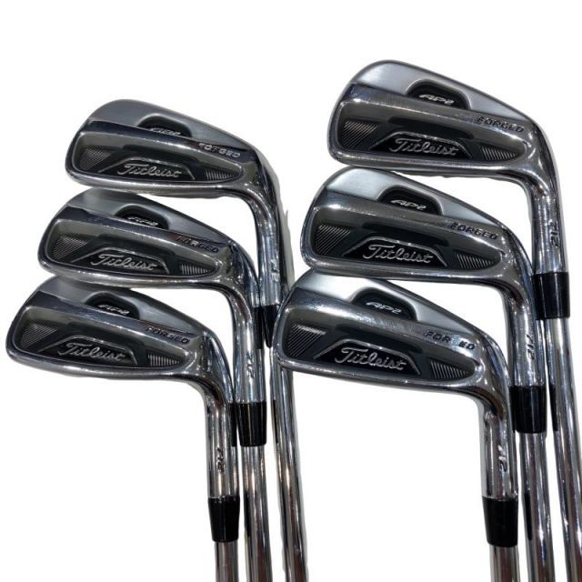 【中古】 タイトリスト Titleist AP2 712 6S アイアンセット IR 純正特注シャフト (フレックスR) メンズ 男性用 右利き 右用 Cランク ゴルフクラブ