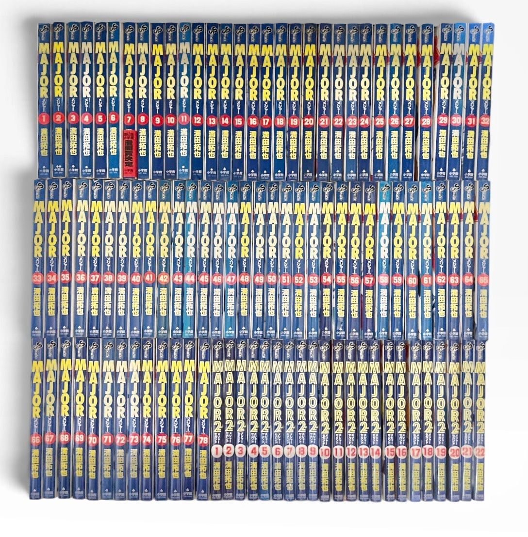 MAJOR メジャー 全78巻＋MAJOR 2nd 1〜22巻 計100冊 満田拓也 小学館