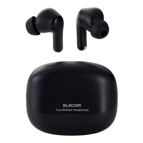 ☆新品☆エレコム ワイヤレスイヤホン Bluetooth 5.4 [ノイズキャンセリングモード/デジタル耳せんモード/低遅延モード/外音モード] 通話 最大7時間再生 IPX4 AAC対応 ブラック LBT-TWS20ECBK 9a901f52