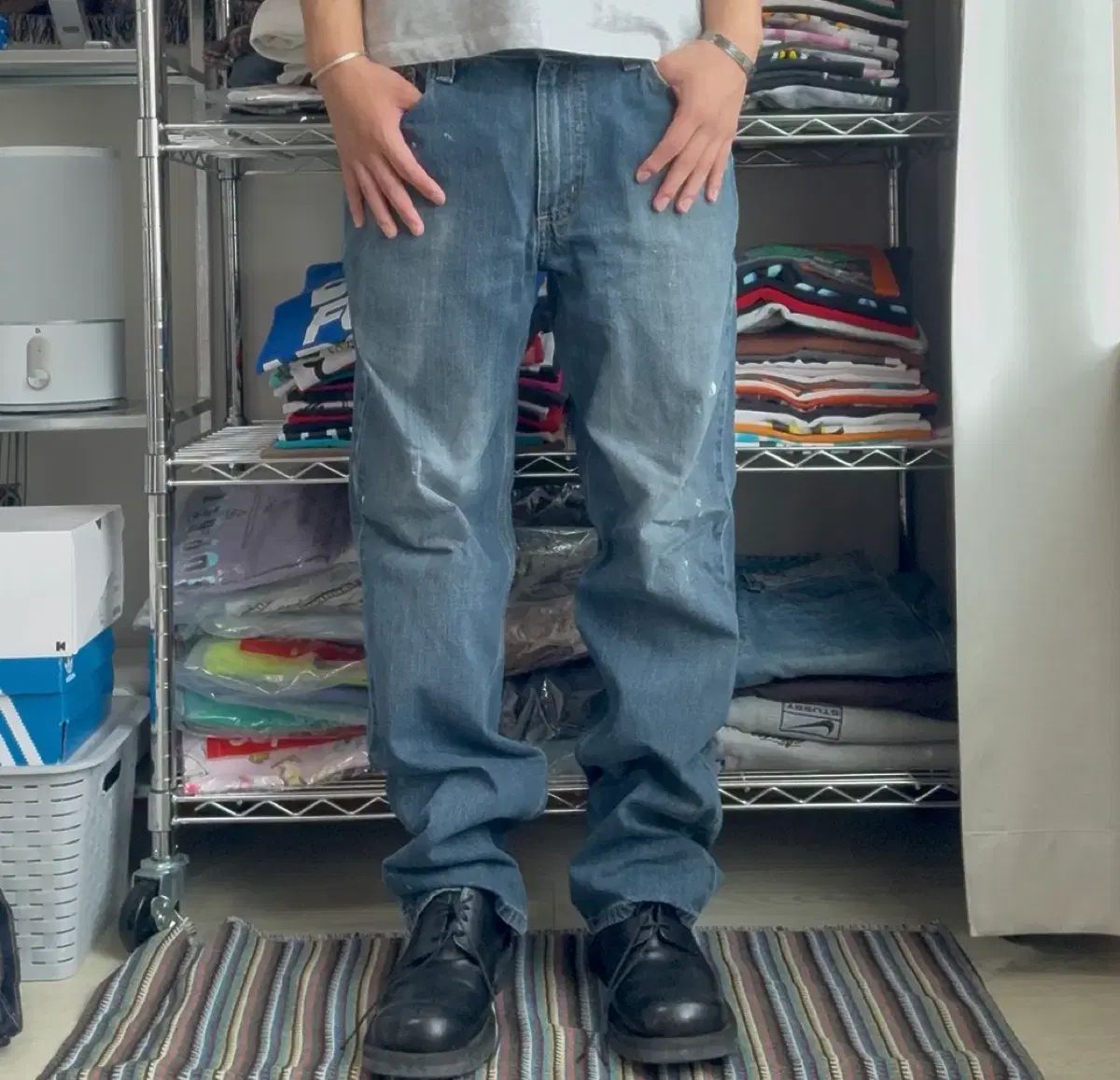Carhartt カーハート ペインティング ヴィンテージ デニム パンツ