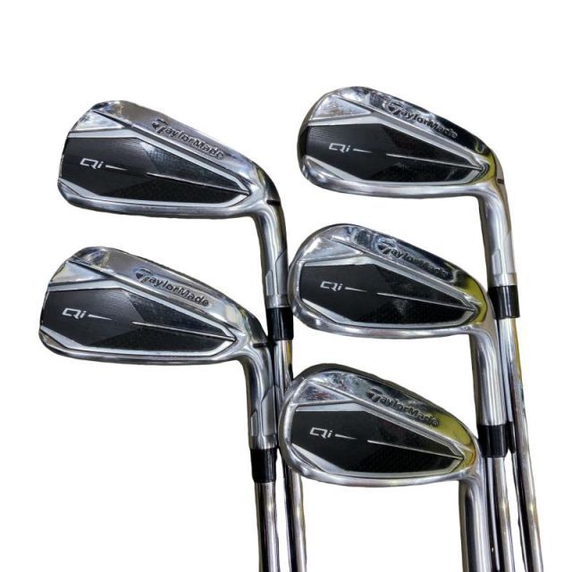 【中古】 テーラーメイド Qi 5S アイアンセット IR 純正特注シャフト (フレックスS) メンズ 男性用 右利き 右用 Cランク ゴルフクラブ