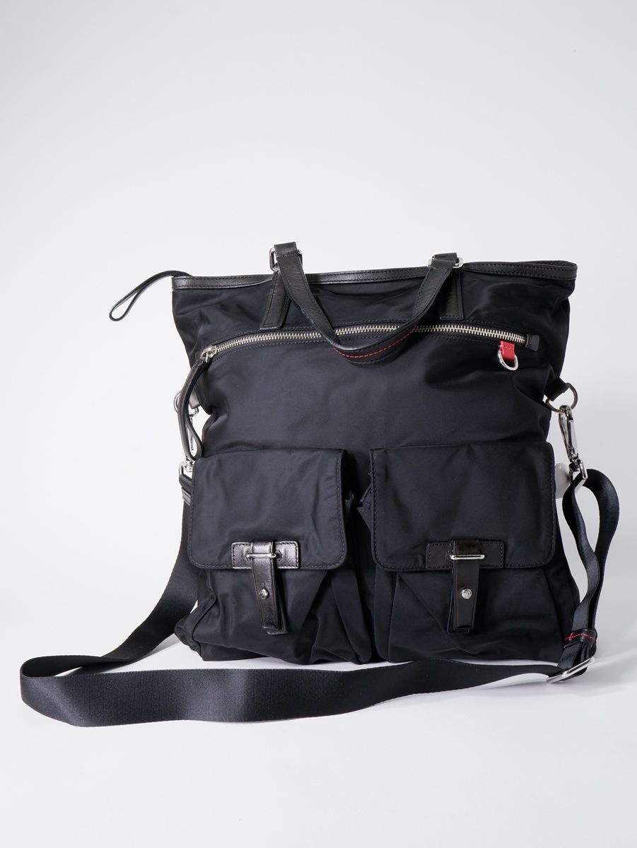 TUMIトゥミ Voyageur Frankfurt North/South Foldable Tote 2WAYナイロンレザートートバッグ【-】【MBGA82067】