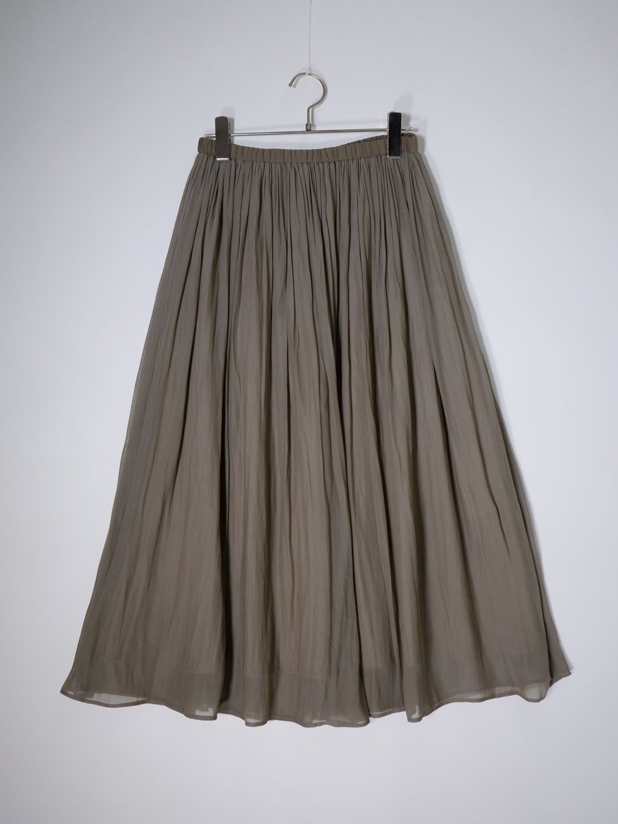 BEARDSLEYビアズリー シフォンギャザーロングスカート【F】【LSKA82893】 6,720円